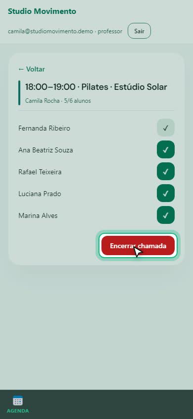 Encerrou: quem faltou fica registrado sozinho.